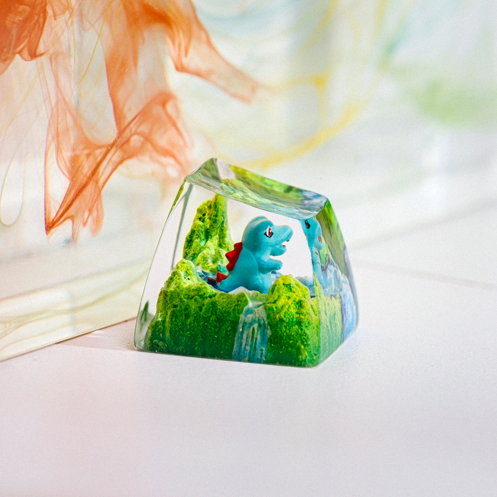 Pokemon - Totodile Artisan Keycap