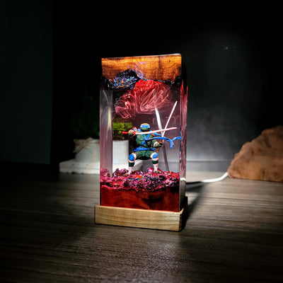 Resin Ninja Sword LED Night Light