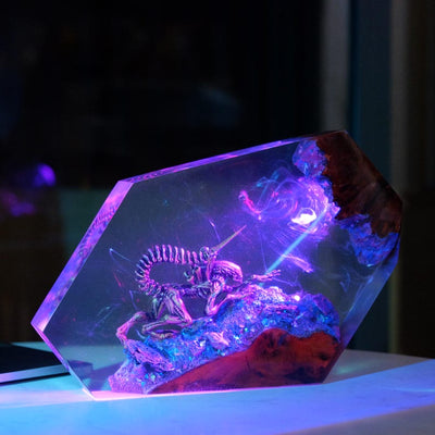 Alien Resin Lamp