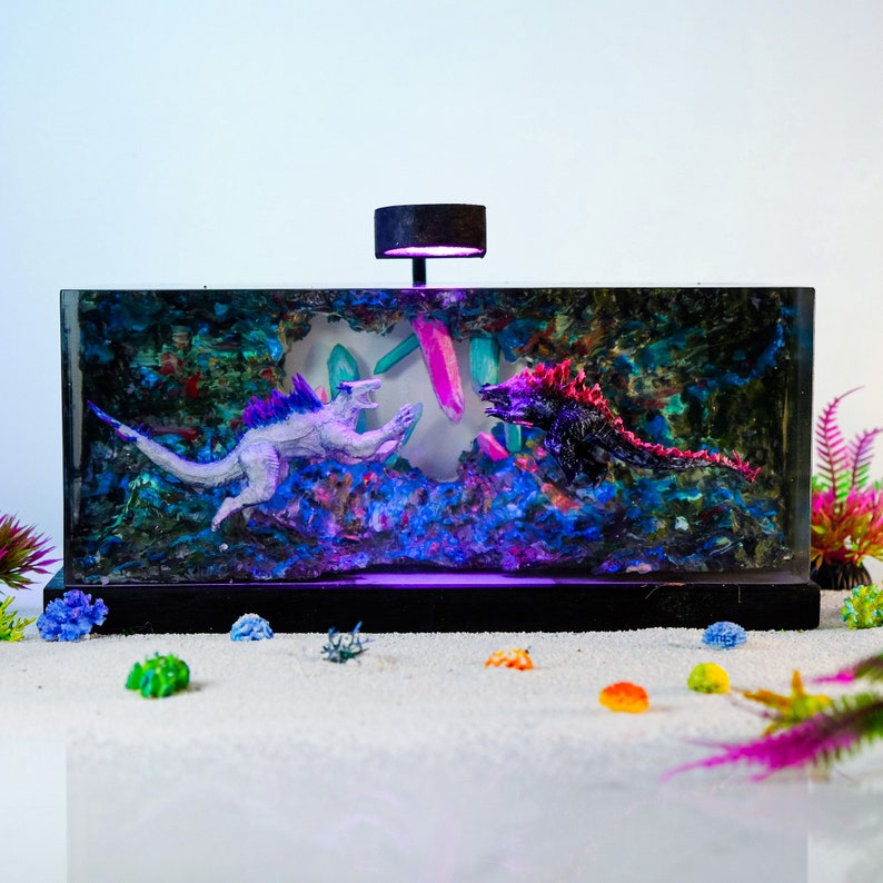 Monster Diorama Resin Lamp