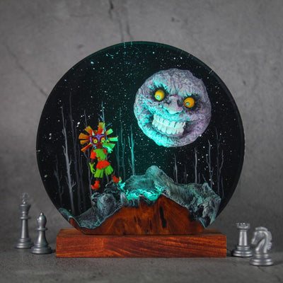 Majora Mask Resin Lamp