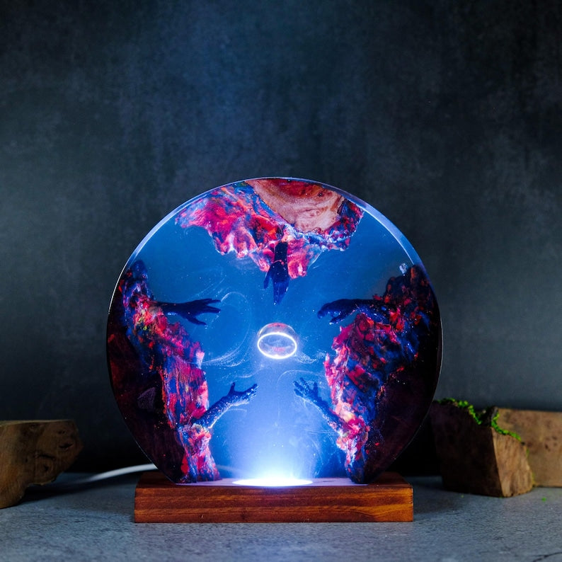 Rings Lord Resin Lamp