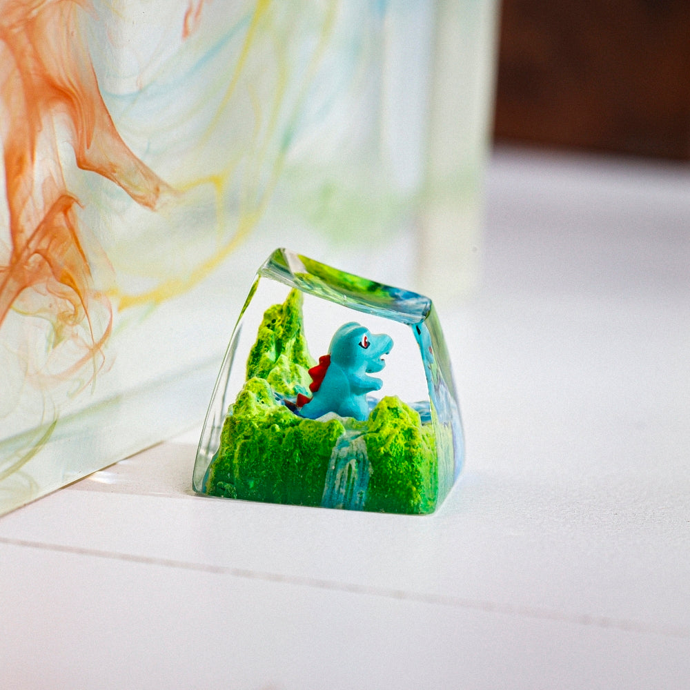 Pokemon - Totodile Artisan Keycap