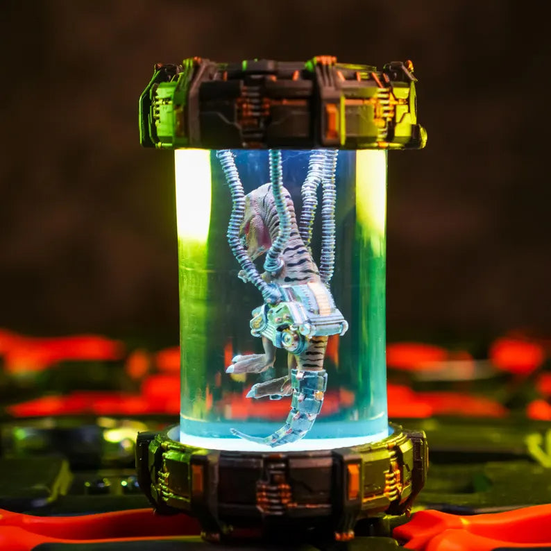Cyborg T-Rex Jurassic Park Resin Lamp