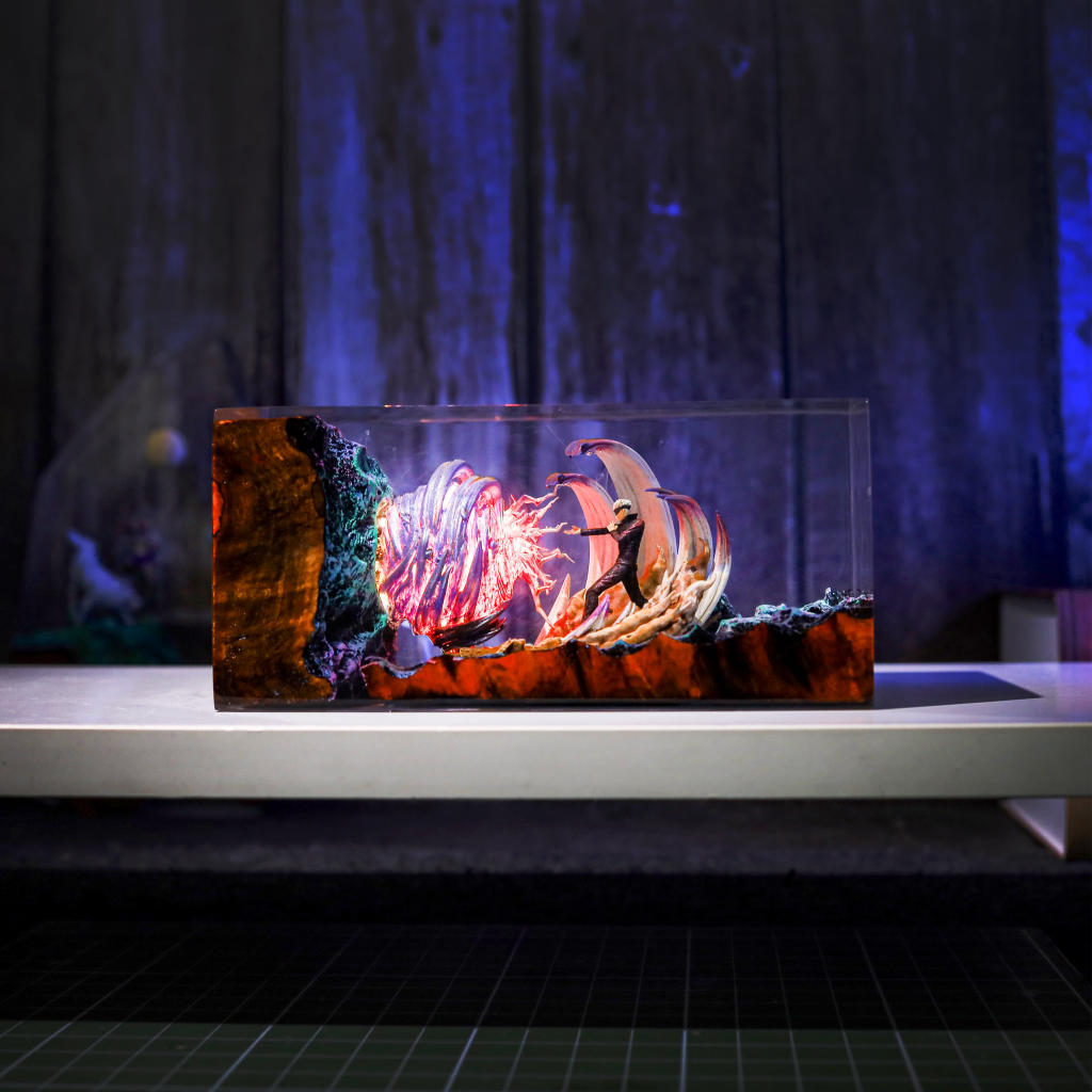 Gojo Satoru Power Jujutsu Kaisen Resin Lamp