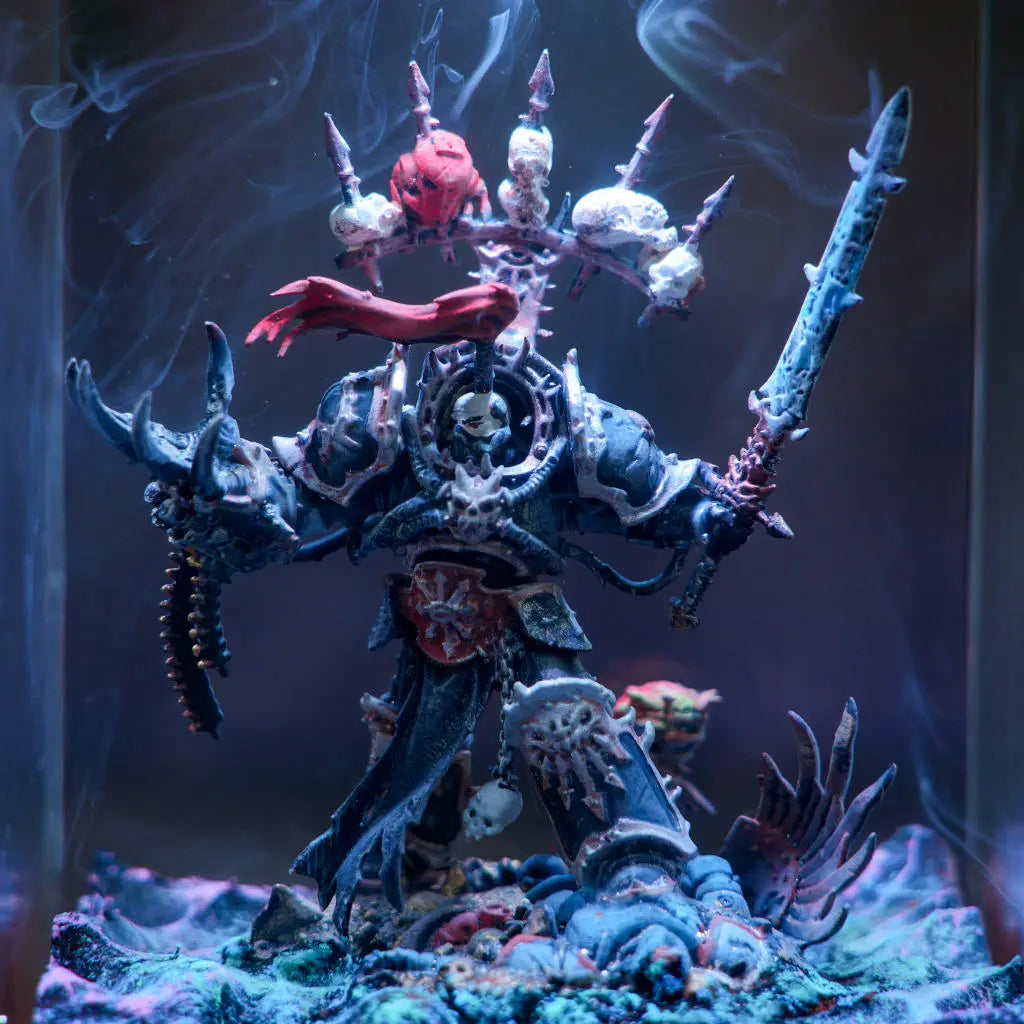 Chaos Space Marines Warhammer Resin Lamp