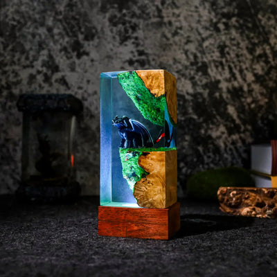 Toothless Night Resin Epoxy Lamp