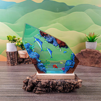 Resin Ocean Night Light