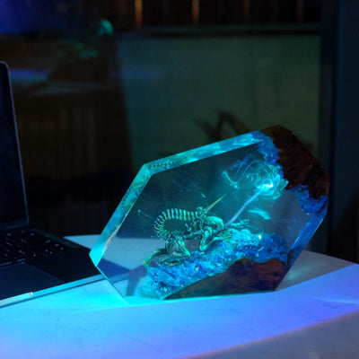 Alien Resin Lamp