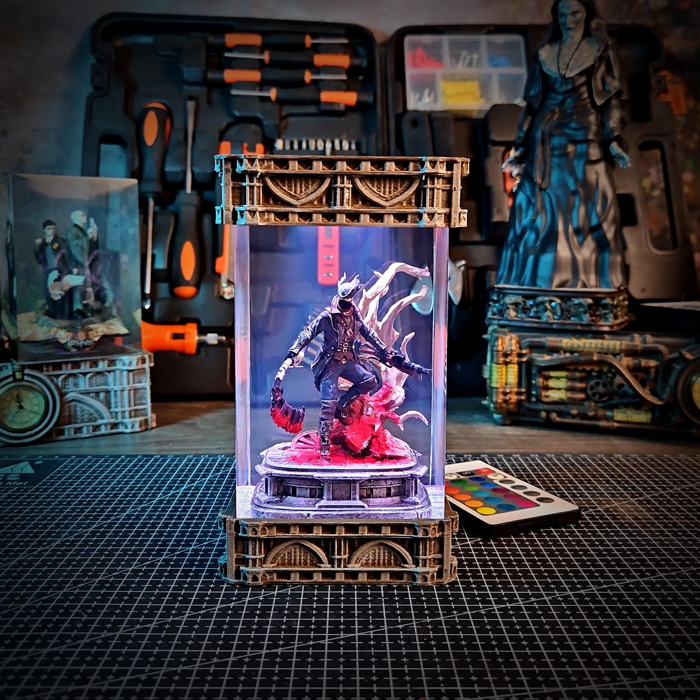 The Hunter Bloodborne Resin Lamp