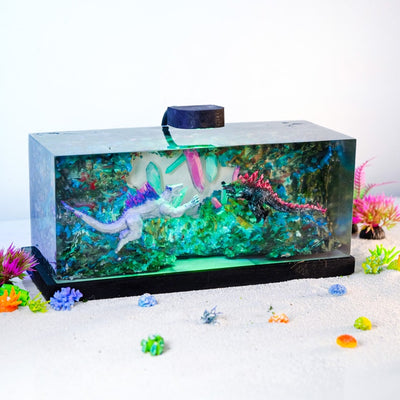 Monster Diorama Resin Lamp