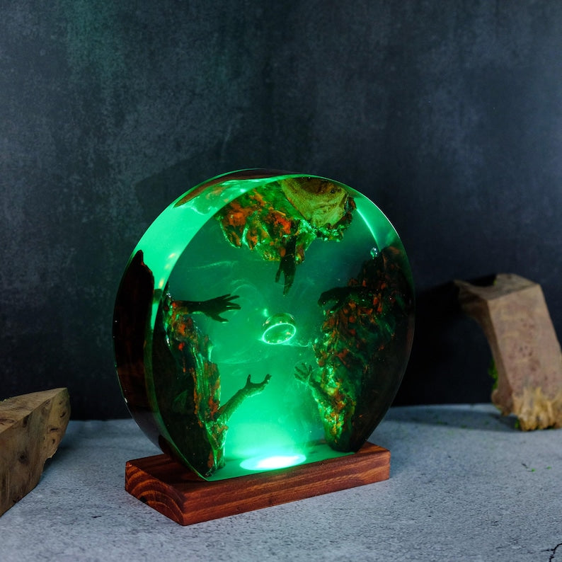 Rings Lord Resin Lamp