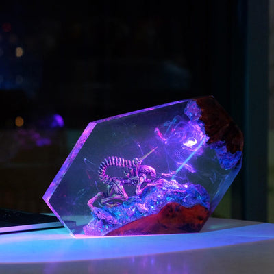 Alien Resin Lamp