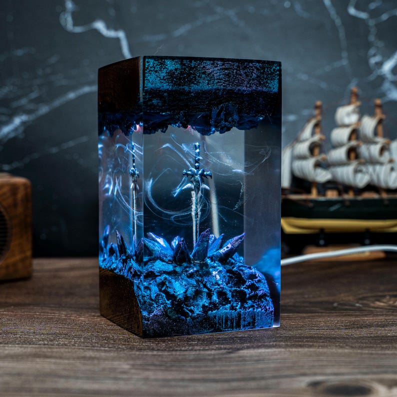 Frost mourne Swords Resin Lamp