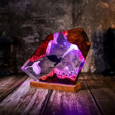 Fire Breathing Toothless Resin Lamp