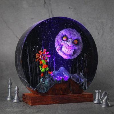Majora Mask Resin Lamp