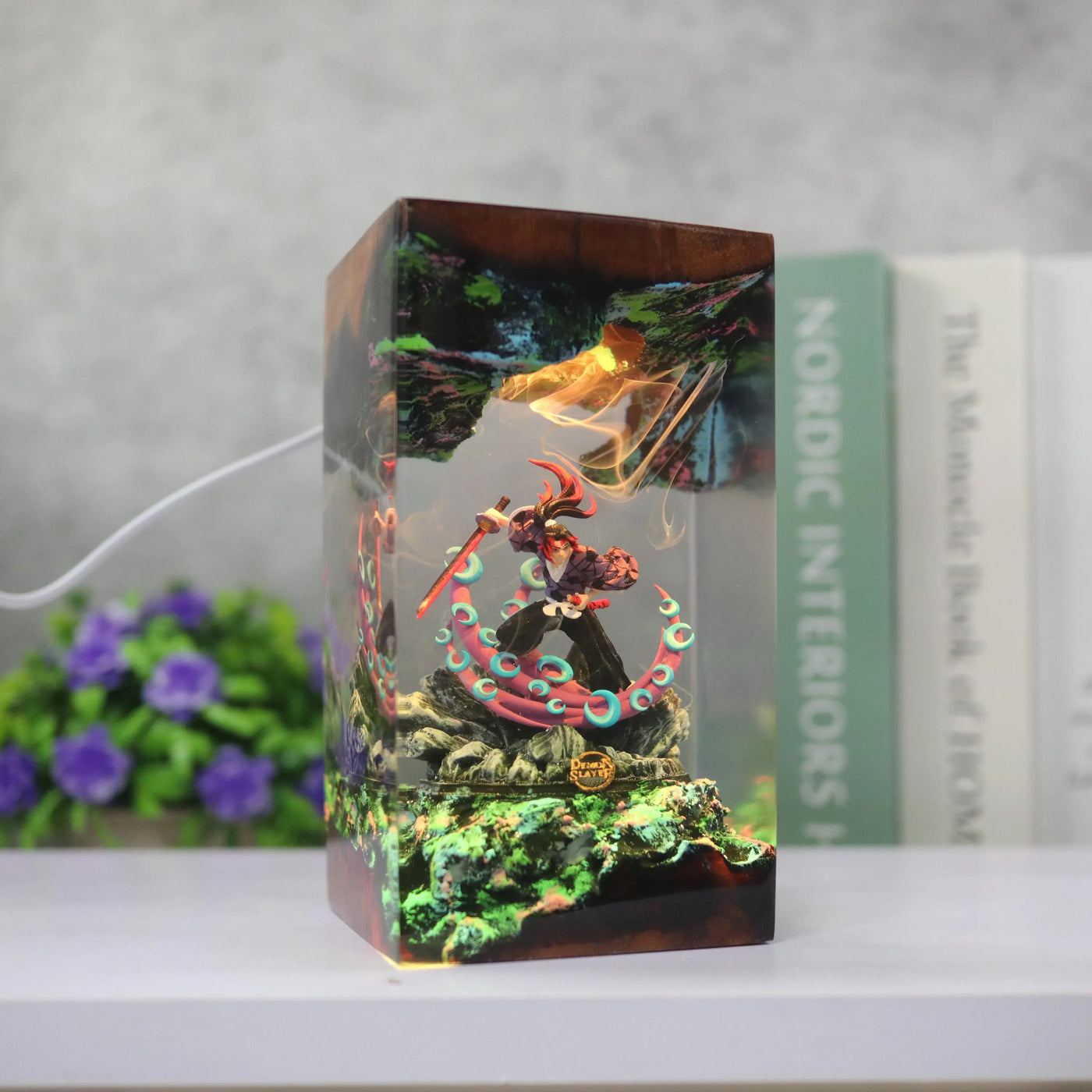 Kokushibo Demon Slayer Resin Lamp