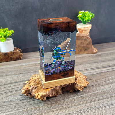 Resin Ninja Sword LED Night Light