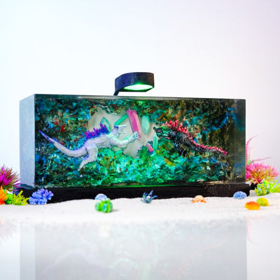 Monster Diorama Resin Lamp