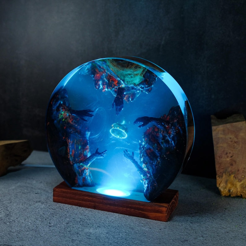 Rings Lord Resin Lamp