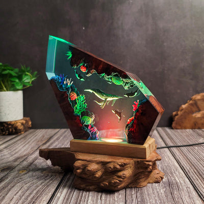 Ocean Resin Resin Lamp