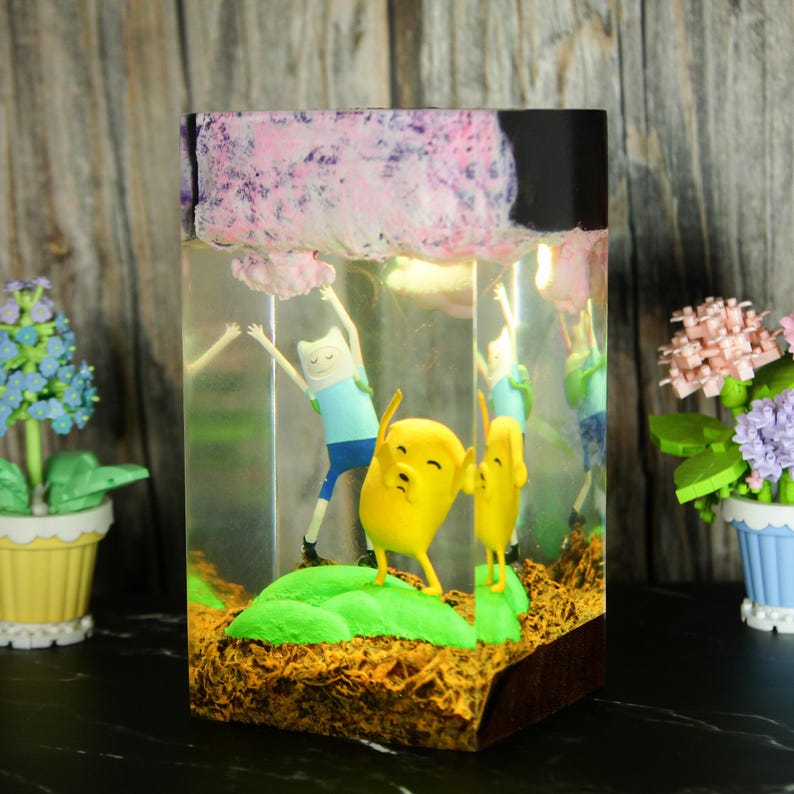 Adventure time Resin Lamp