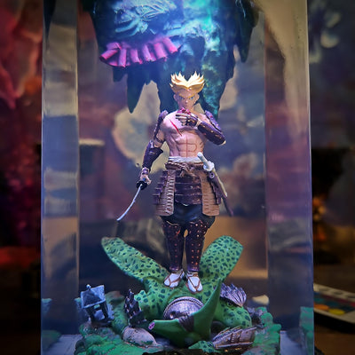 Trunk Shogun resin lamp