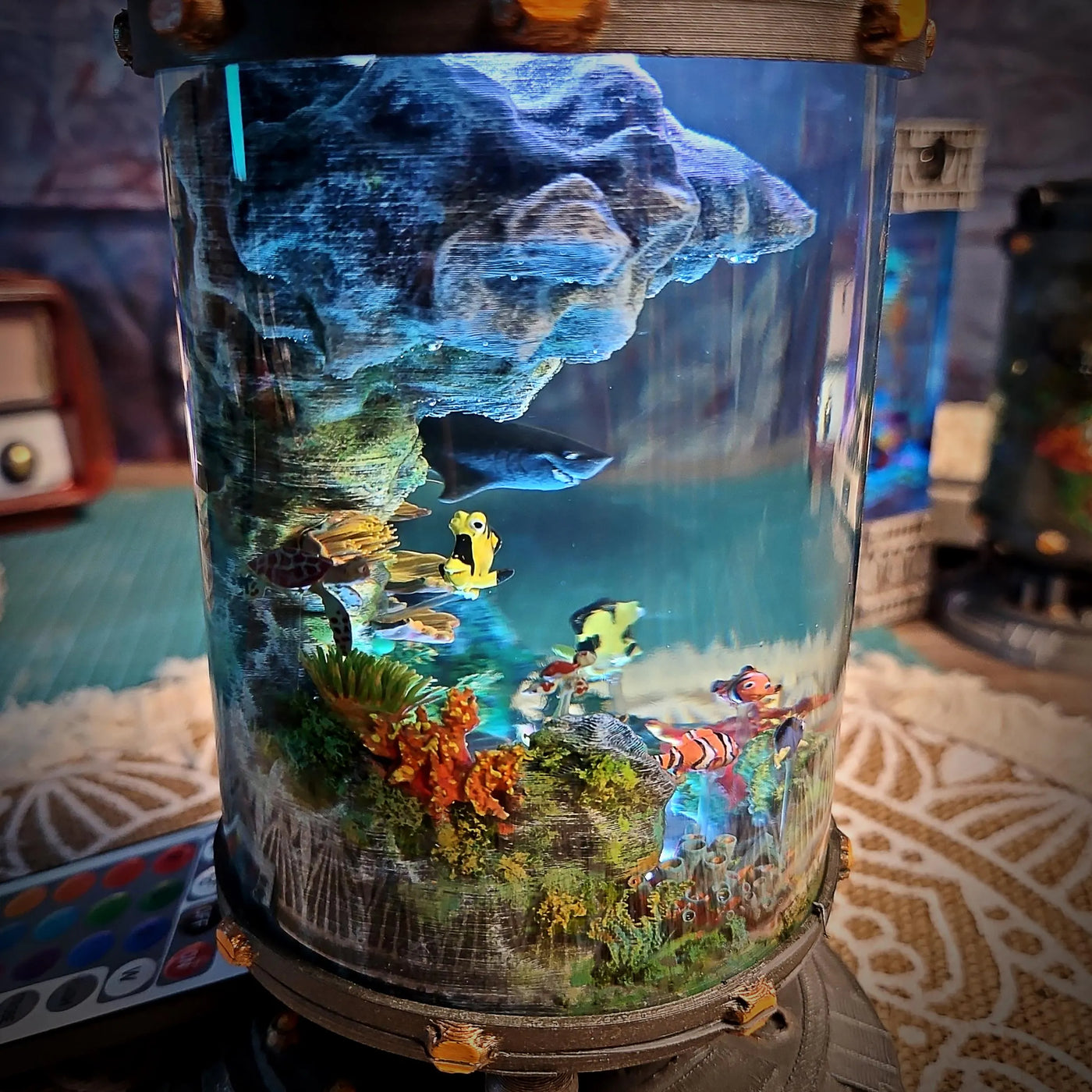 Whale Shark Resin Lamp