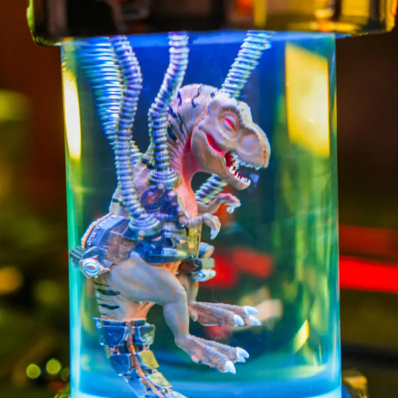 Cyborg T-Rex Jurassic Park Resin Lamp