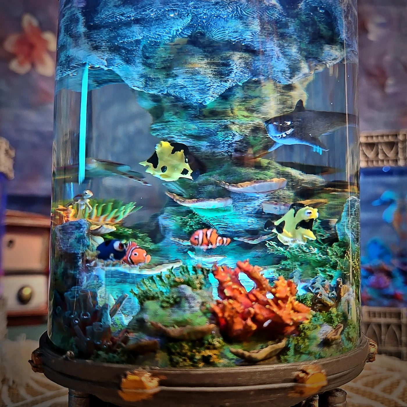 Whale Shark Resin Lamp