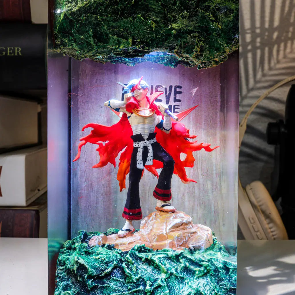 Kamina Gurren Lagann Resin Lamp