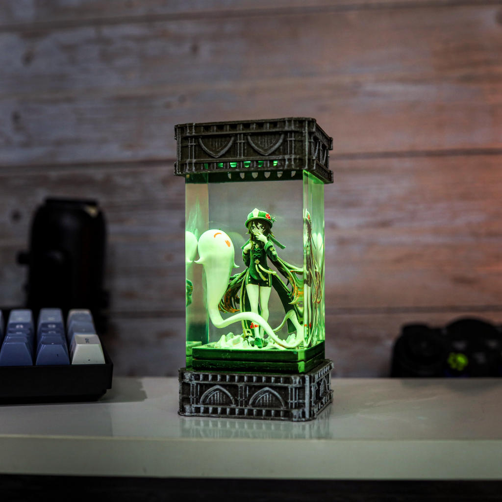 Hu Tao Genshin Impact Epoxy Night Lamp