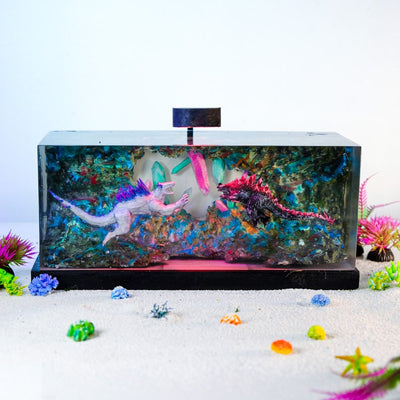Monster Diorama Resin Lamp