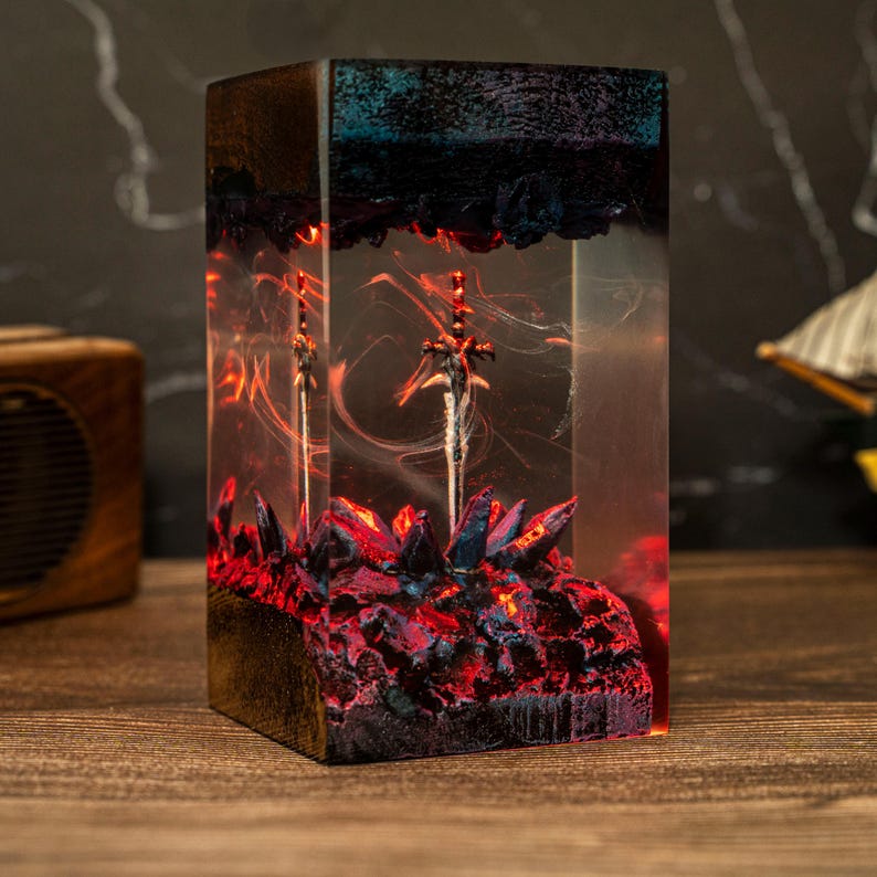 Frost mourne Swords Resin Lamp