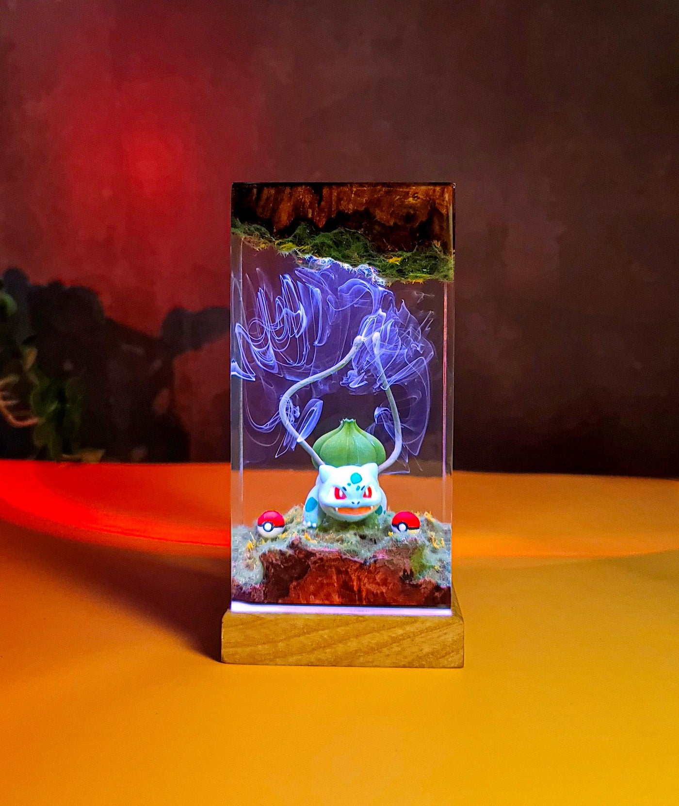 Bulbasaur Pokemon Resin Lamp