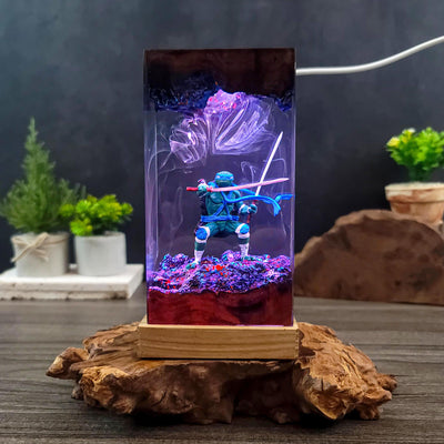 Resin Ninja Sword LED Night Light