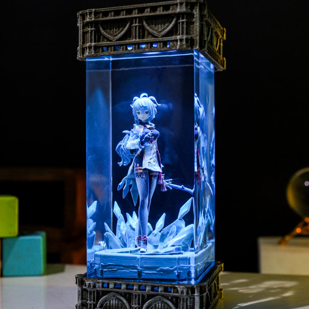 Ganyu Genshin Impact Epoxy Night Lamp