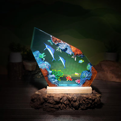 Resin Ocean Night Light