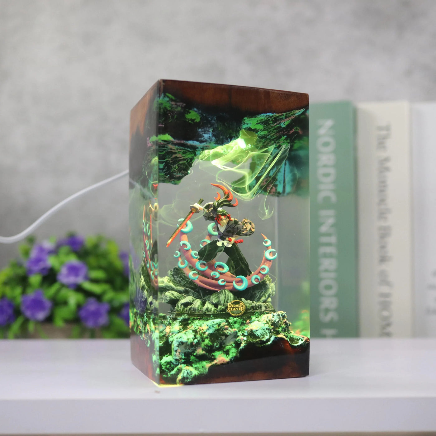Kokushibo Demon Slayer Resin Lamp