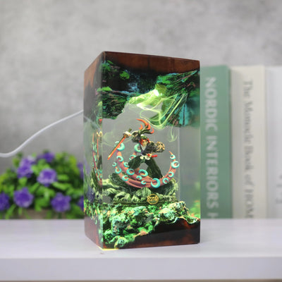 Kokushibo Demon Slayer Resin Lamp