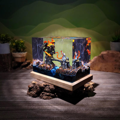 Bridge Battle Scene Lamp