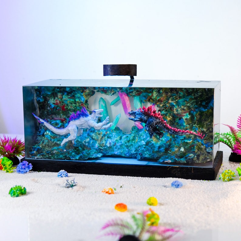 Monster Diorama Resin Lamp