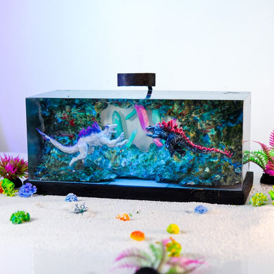 Monster Diorama Resin Lamp