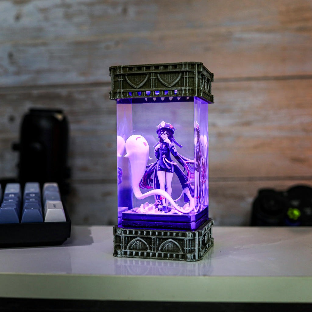Hu Tao Genshin Impact Epoxy Night Lamp