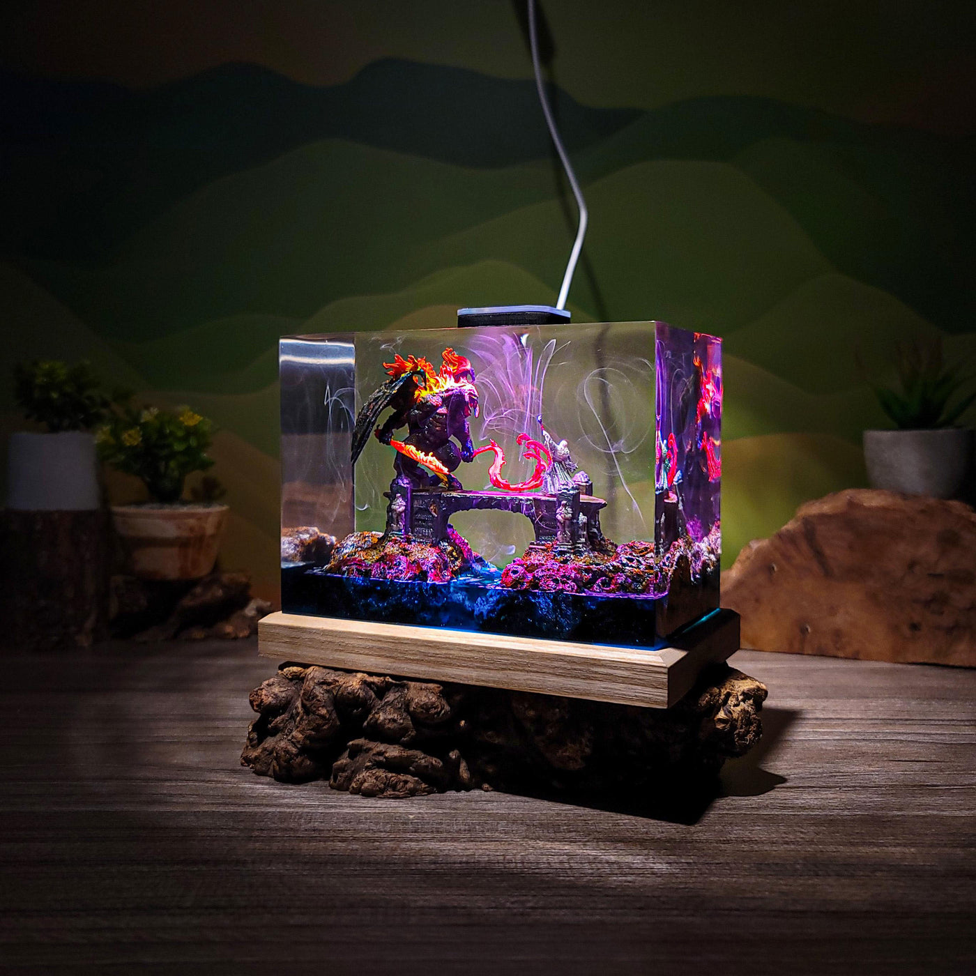 Bridge Battle Scene Lamp