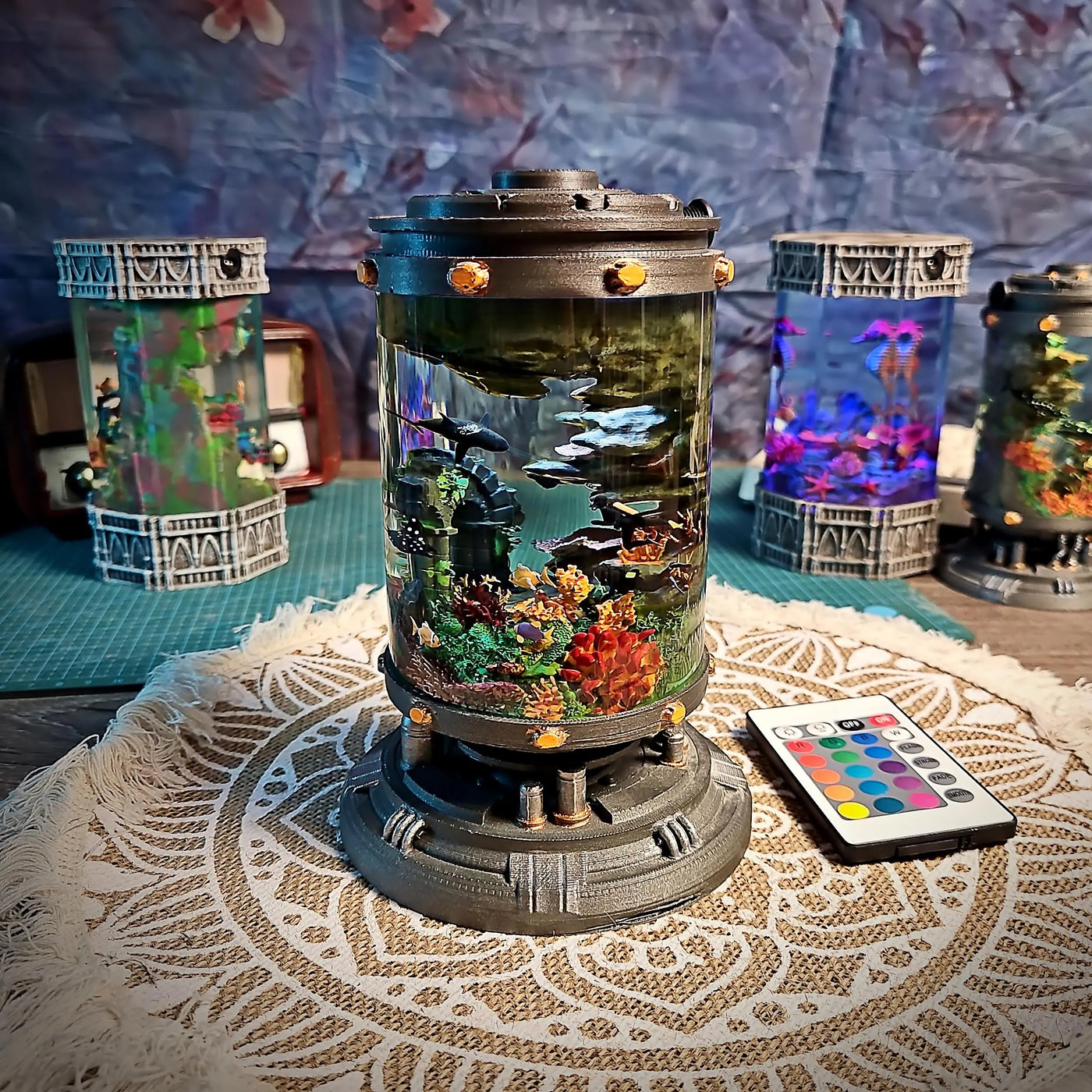 Shipwreck Ocean Diorama Resin Lamp