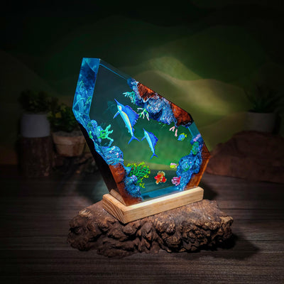 Resin Ocean Night Light