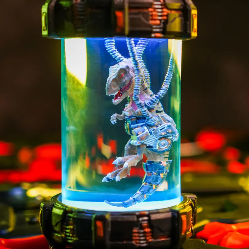 Cyborg T-Rex Jurassic Park Resin Lamp