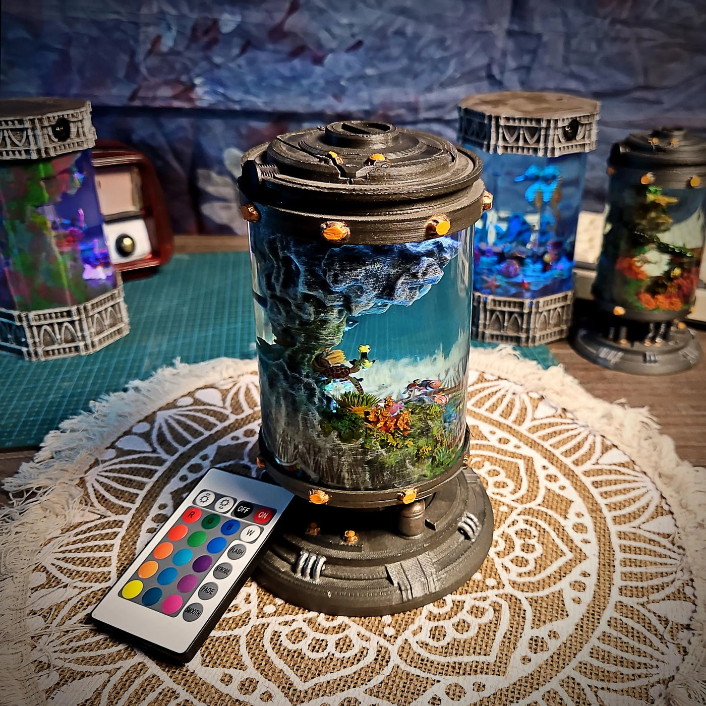 Whale Shark Resin Lamp