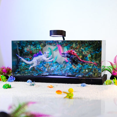 Monster Diorama Resin Lamp